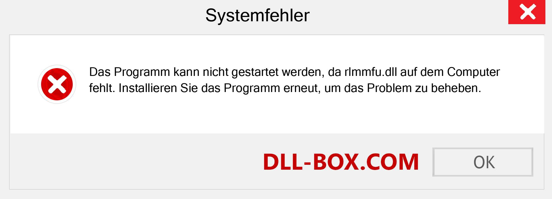 rlmmfu.dll-Datei fehlt?. Download für Windows 7, 8, 10 - Fix rlmmfu dll Missing Error unter Windows, Fotos, Bildern